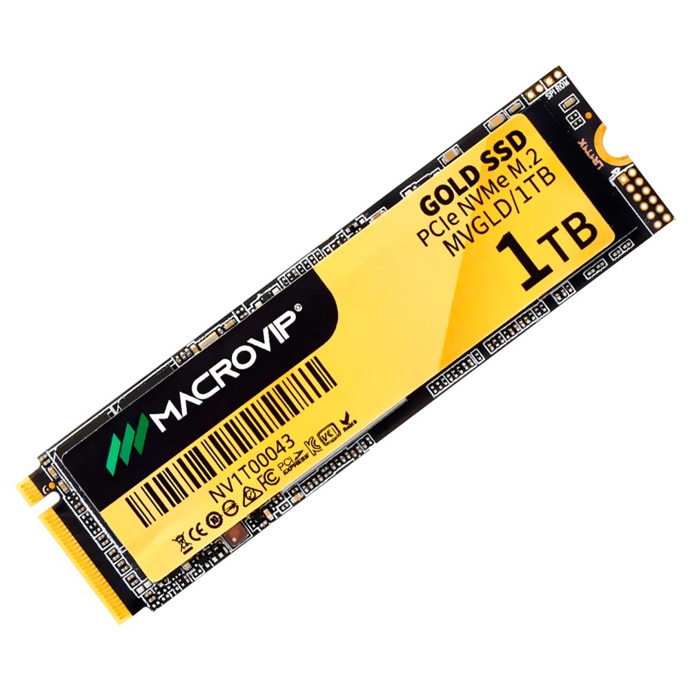 SSD Macrovip M.2 1TB Gold NVMe - MVGLD/1TB