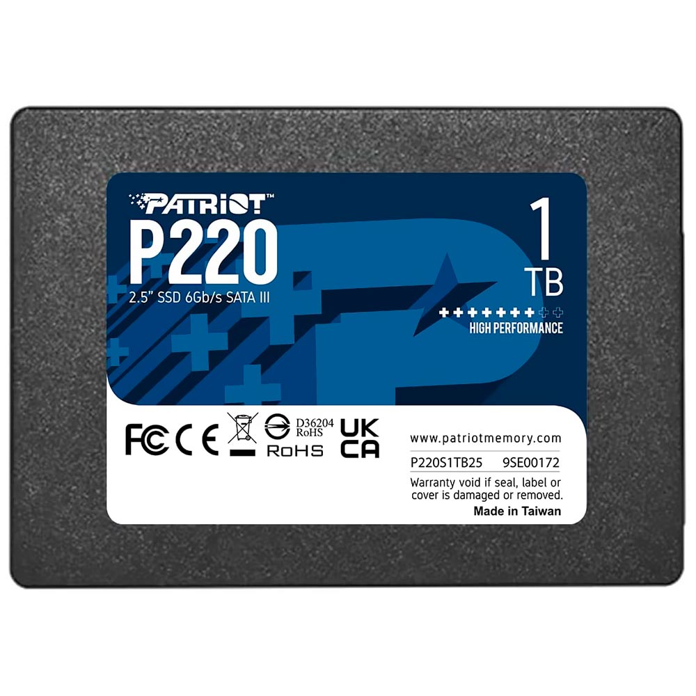 SSD Patriot 1TB P220 2.5" SATA 3 - P220S1TB25