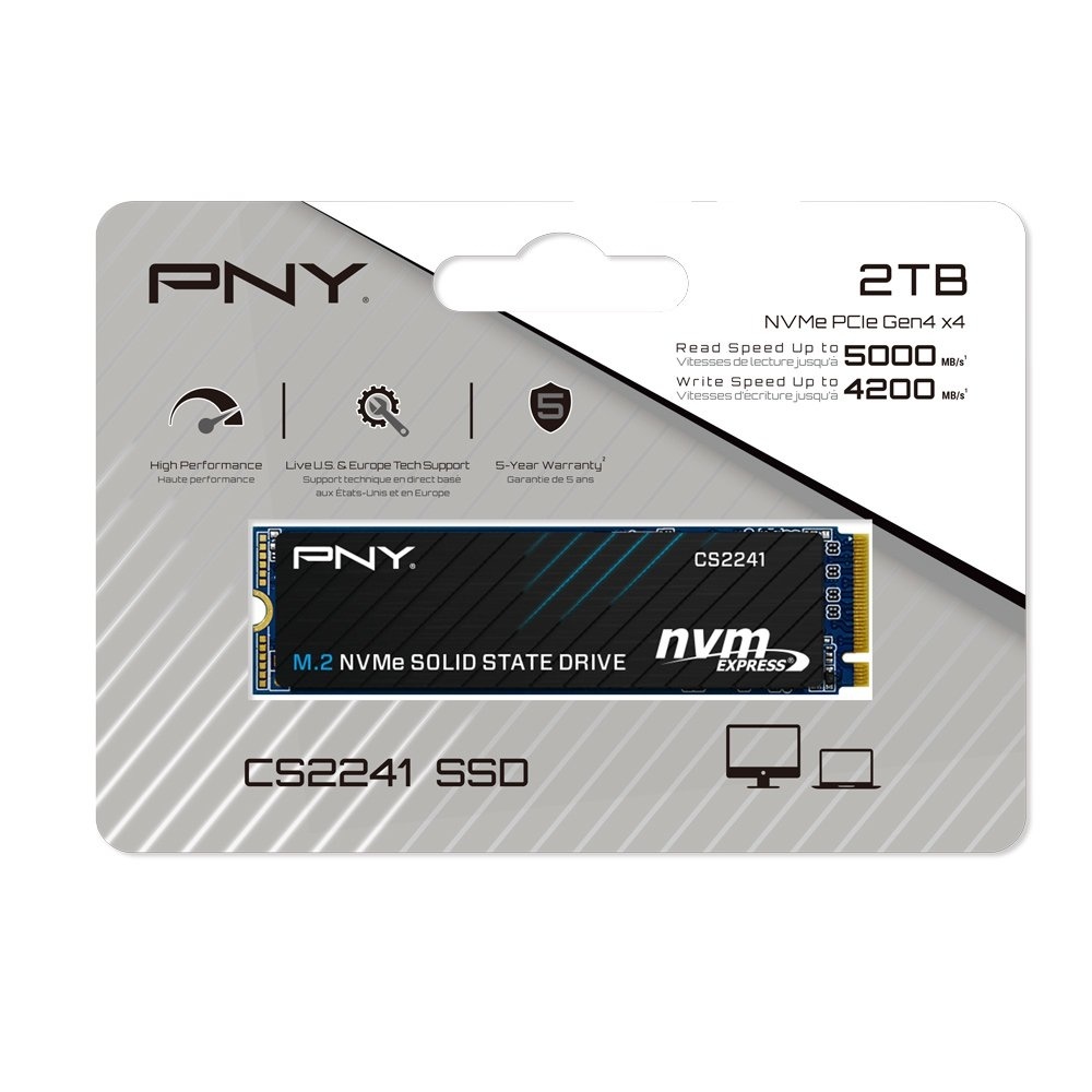 SSD PNY M.2 2TB CS2241 NVMe - M280CS2241-2TB-CL