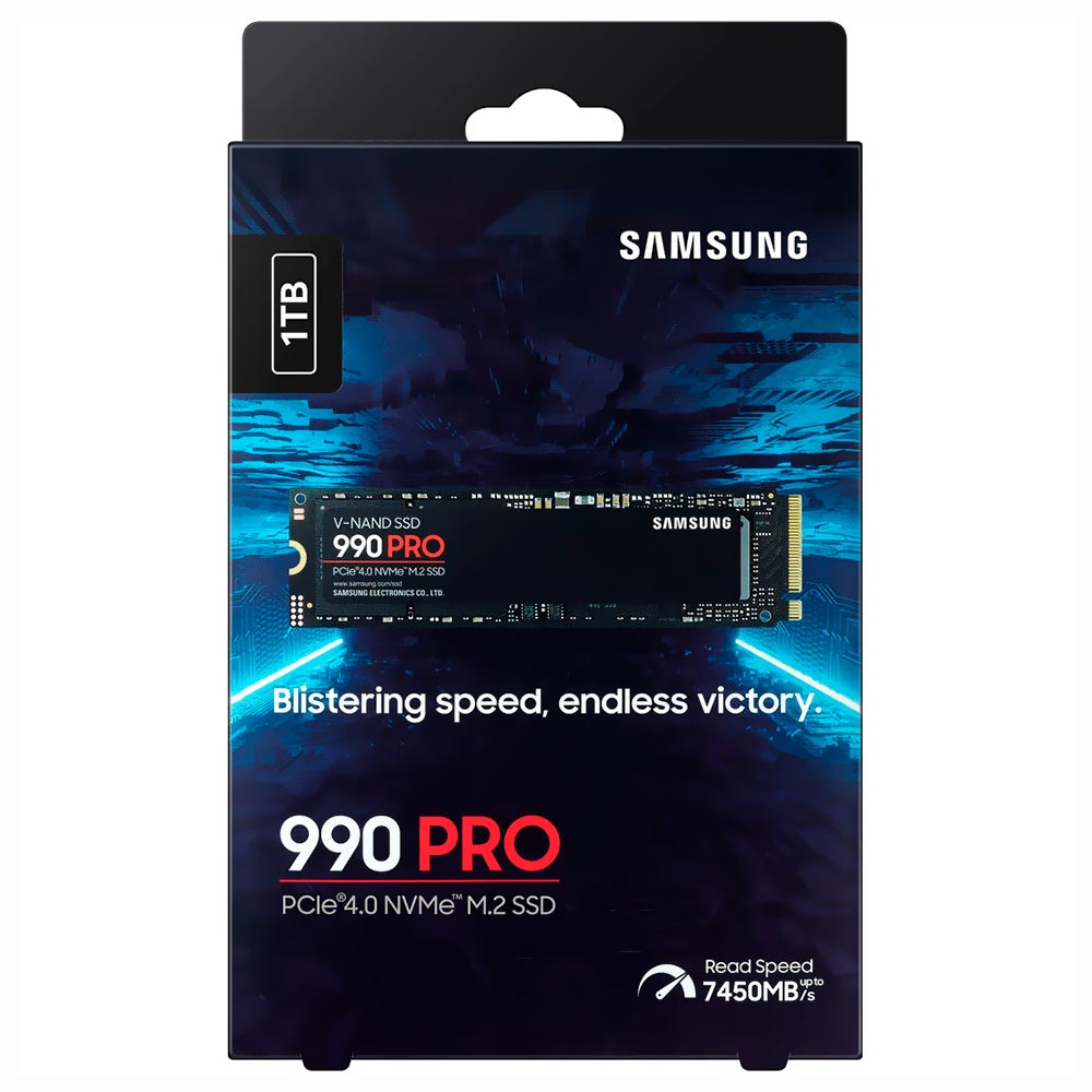 SSD Samsung M.2 1TB 990 Pro NVMe - MZ-V9P1T0B/AM