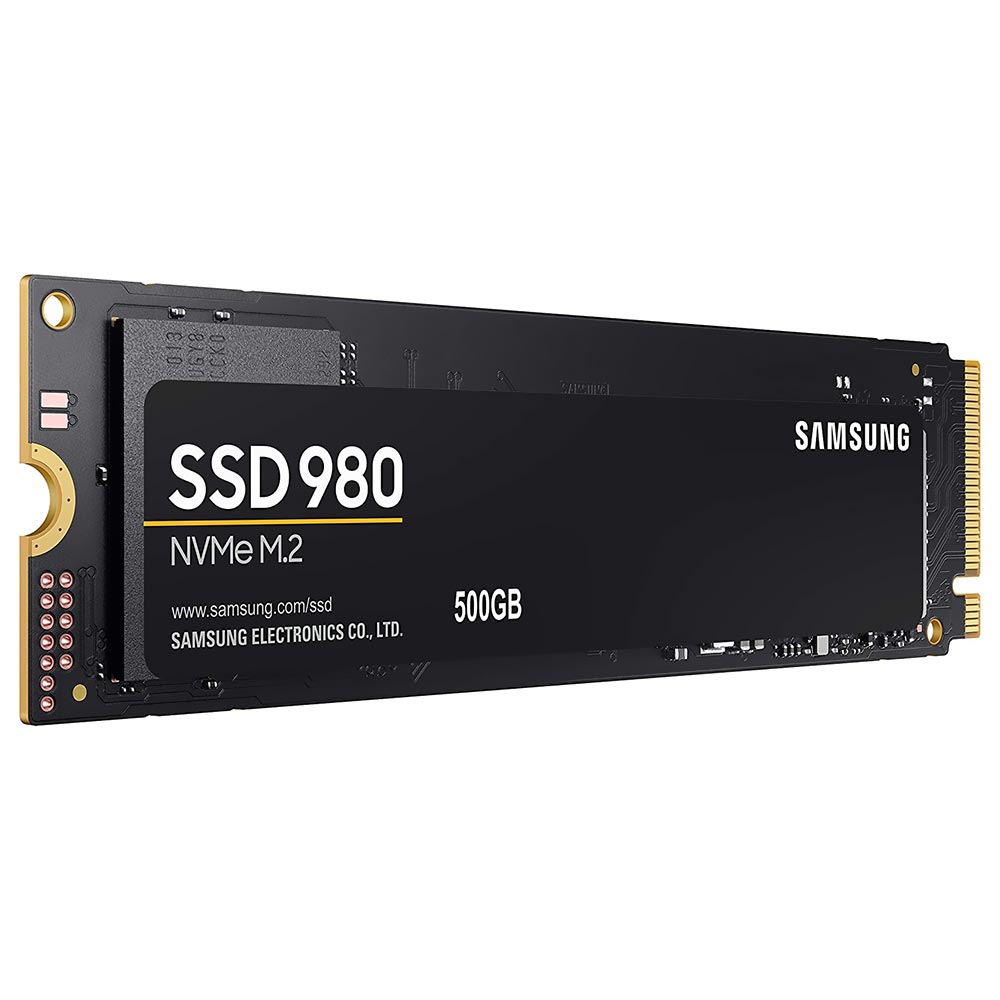 SSD Samsung M.2 500GB 980 NVMe - MZ-V8V500B/AM