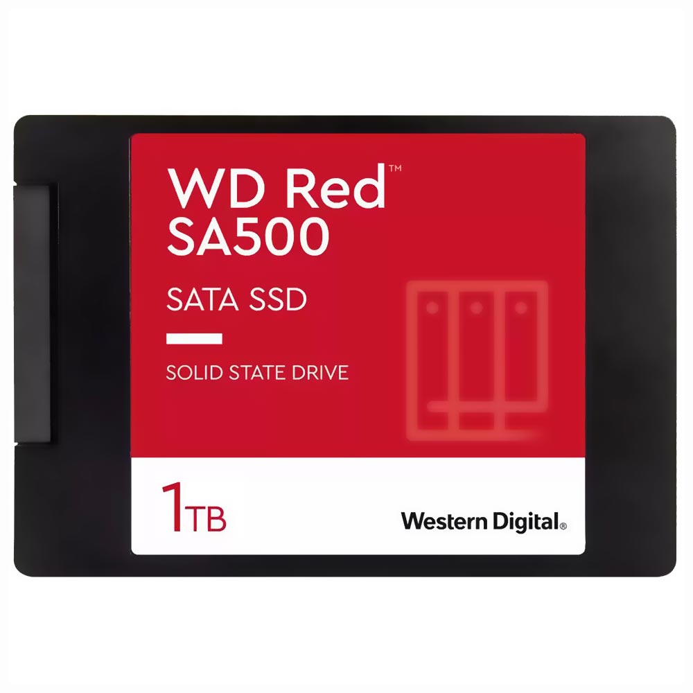SSD Western Digital 1TB SA500 Red 2.5" SATA 3 - WDS100T1R0A