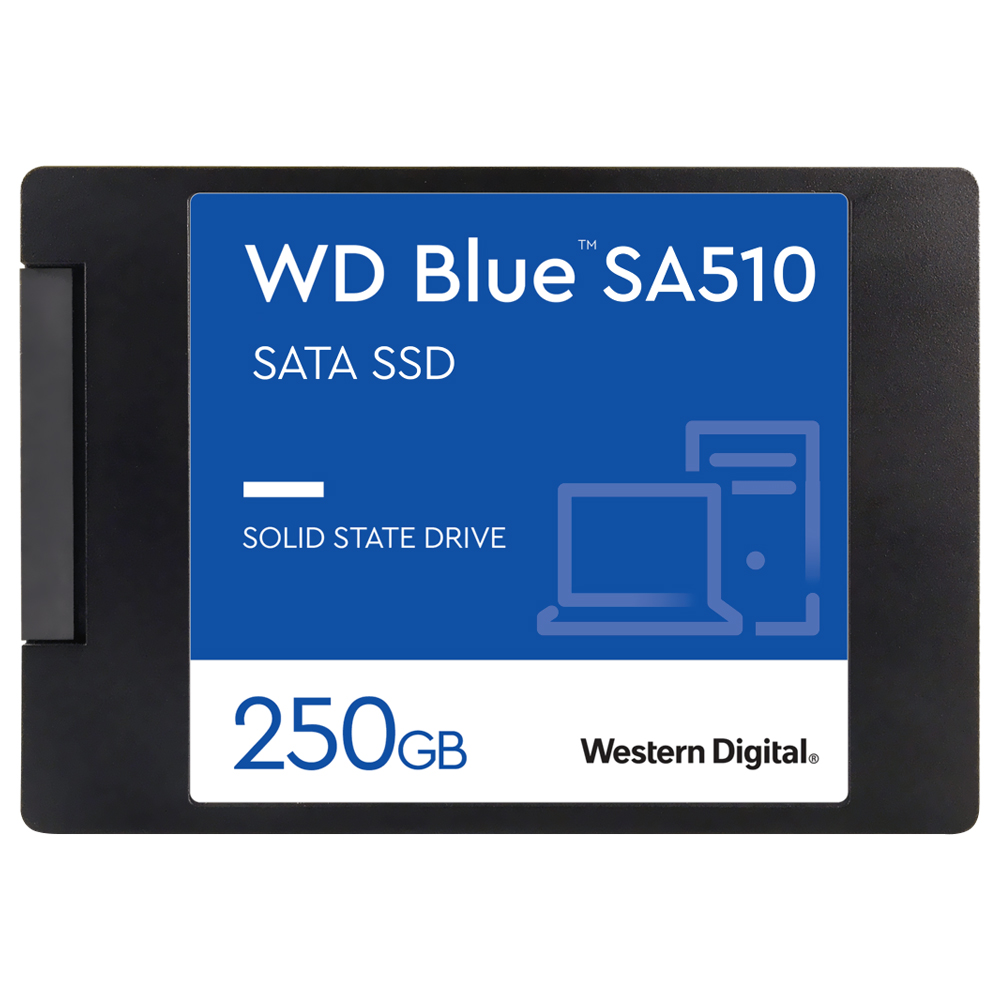 SSD Western Digital 250GB SA510 Blue 2.5" SATA 3 - WDS250G3B0A