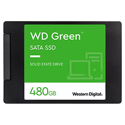 SSD Western Digital 480GB Green 2.5" SATA 3 - WDS480G3G0A 545Mb/s