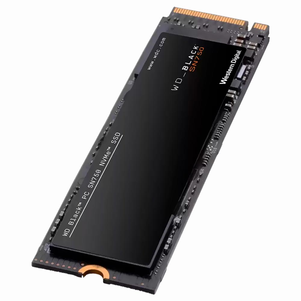 SSD Western Digital M.2 1TB Black SN750 NVMe - WDS100T3XOC-00SJG0