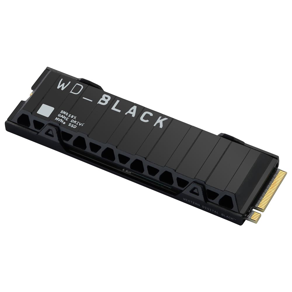 SSD Western Digital M.2 1TB SN850X  Black NVMe - WDS100T2XHE-00BCA0 (Com Dissipador)