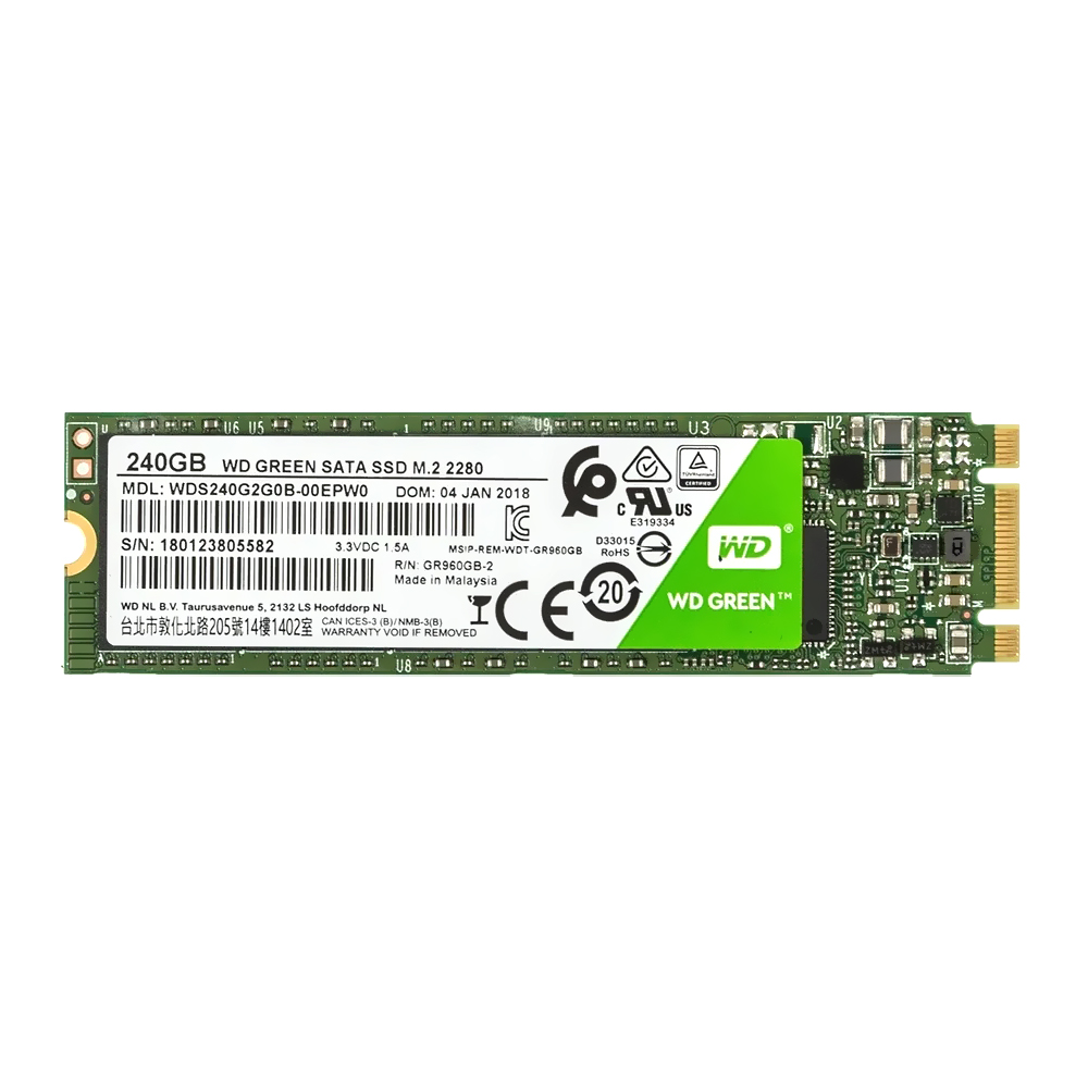 SSD Western Digital M.2 240GB Green SATA 3 - WDS240G2G0B