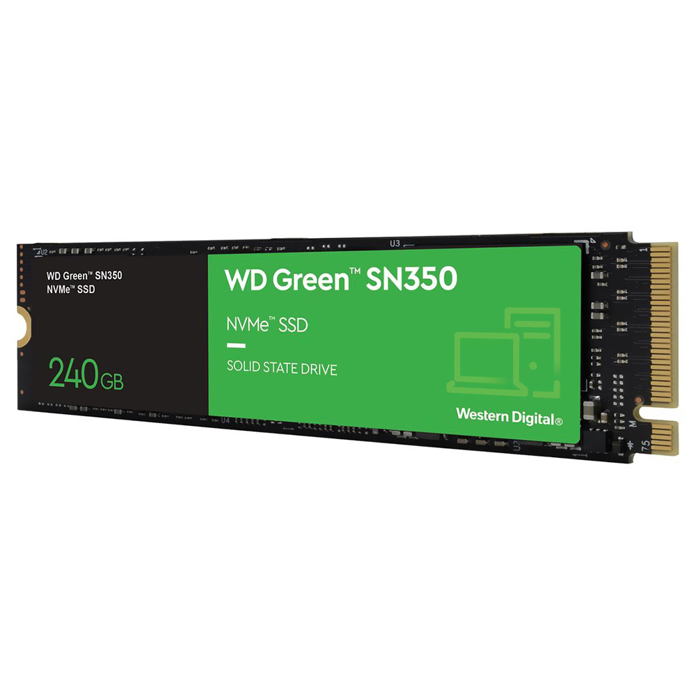 SSD Western Digital M.2 240GB Green SN350 NVMe - WDS240G2G0C