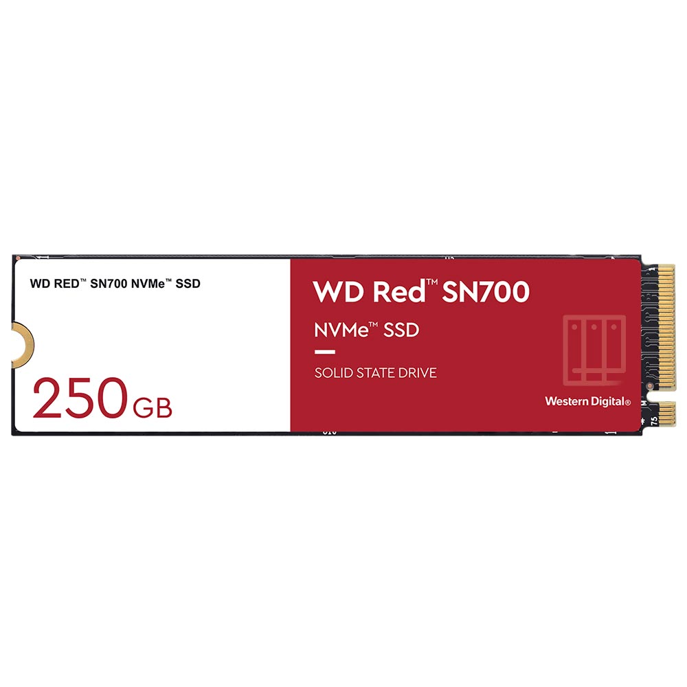 SSD Western Digital M.2 250GB SN700 Red NVMe - WDS250G1R0C-68BDK0