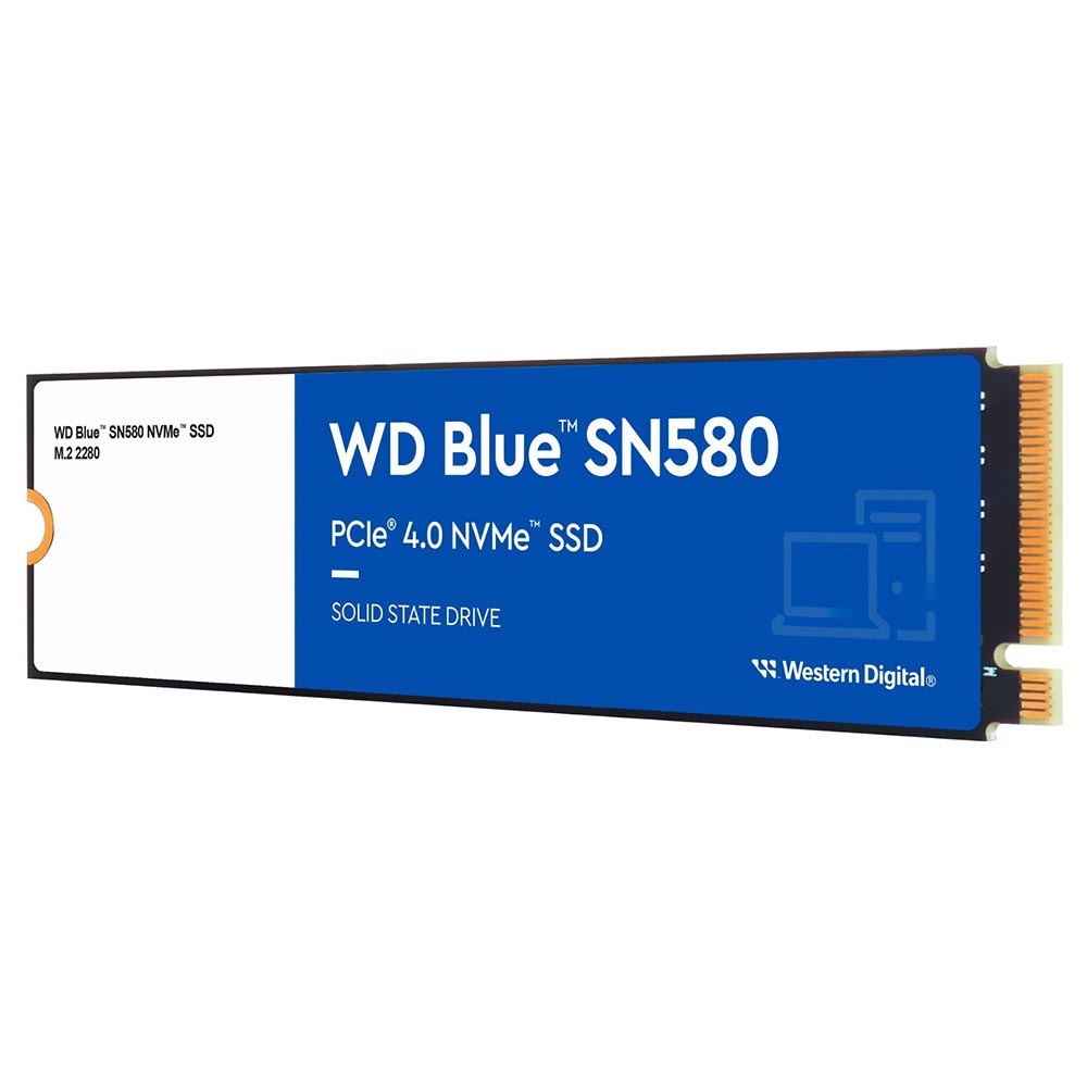 SSD Western Digital M.2 2TB Blue SN580 NVMe - WDS200T3B0E