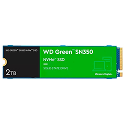 SSD Western Digital M.2 2TB SN350 Green NVMe - WDS200T3G0C