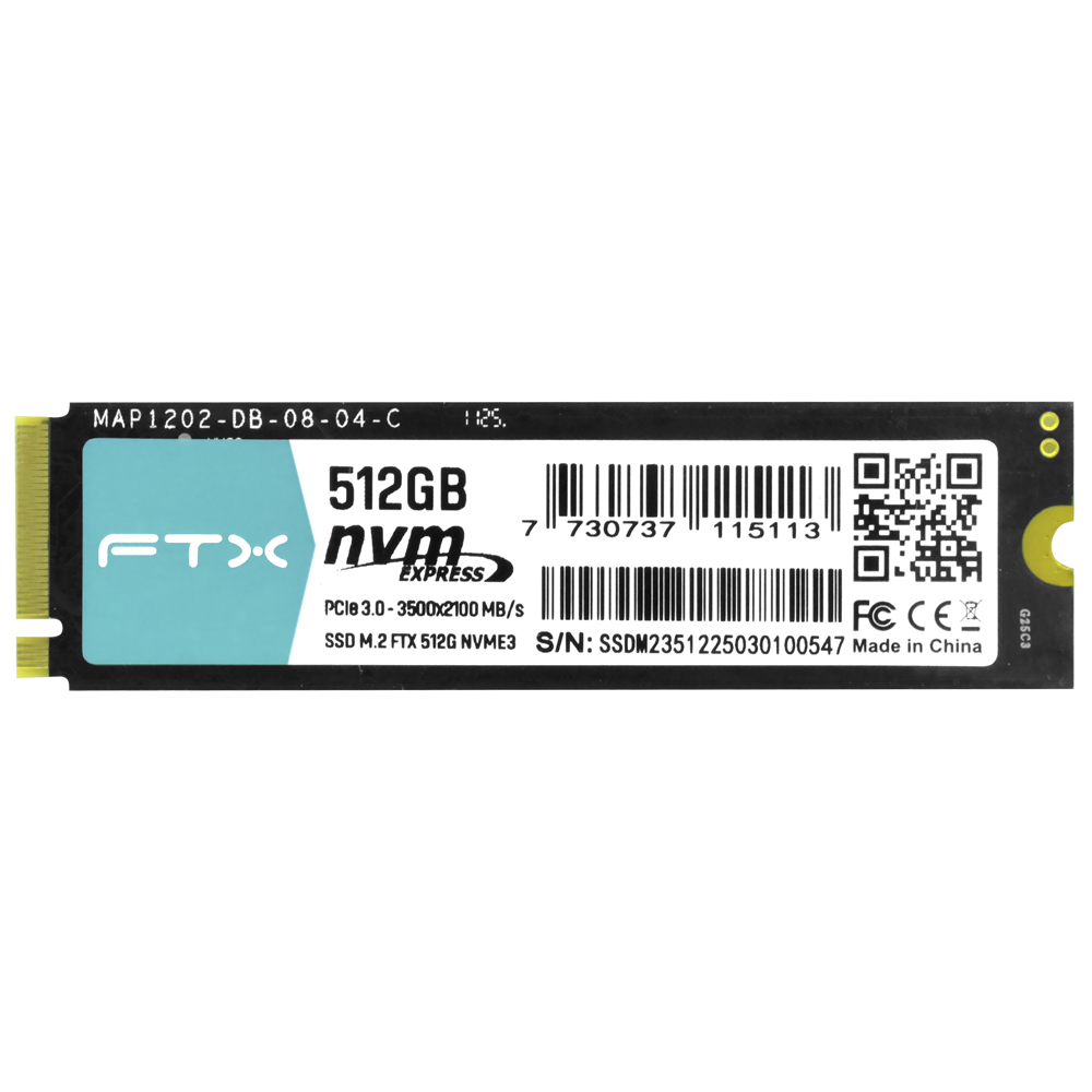 SSD FTX M.2 512GB NVMe - FTX-512G
