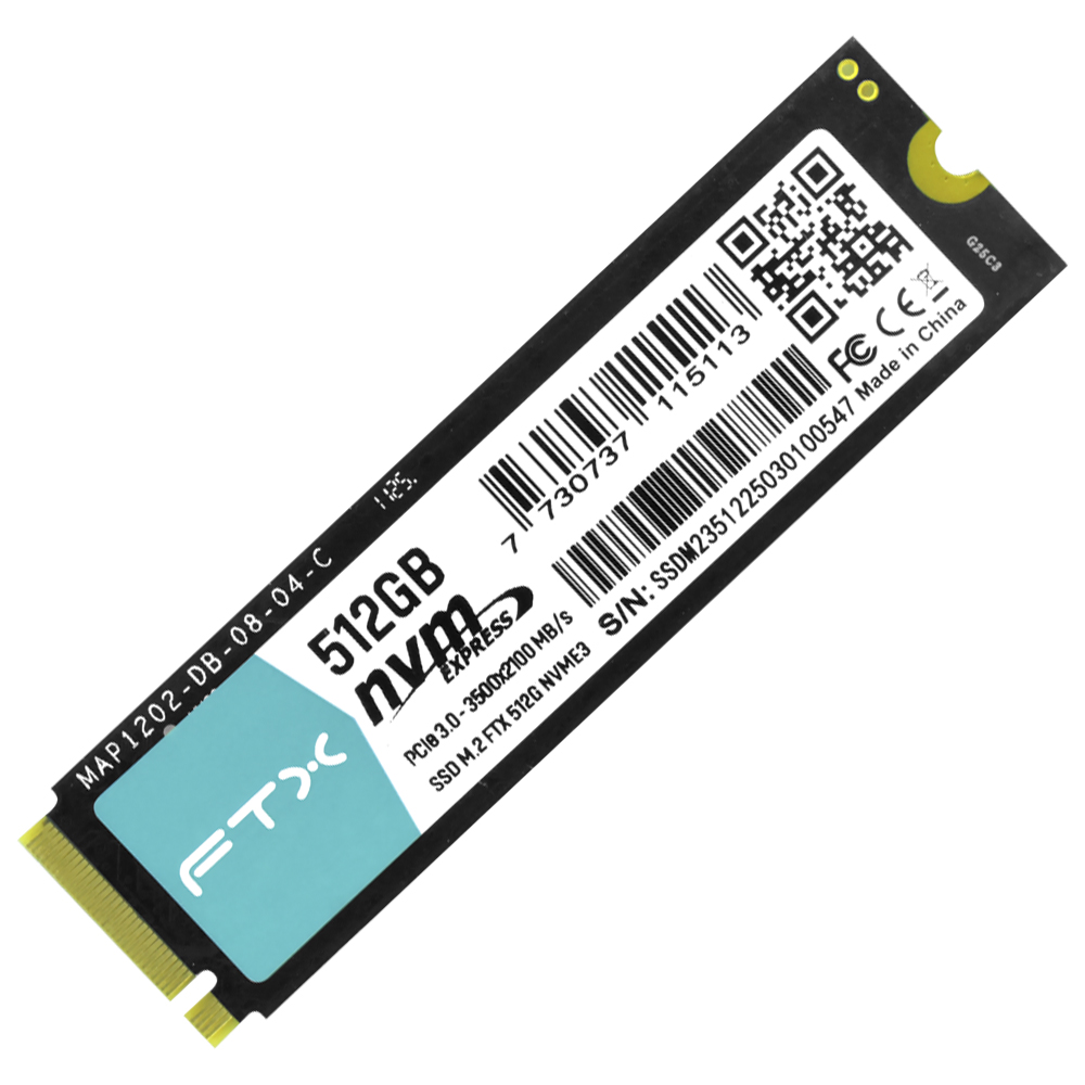 SSD FTX M.2 512GB NVMe - FTX-512G