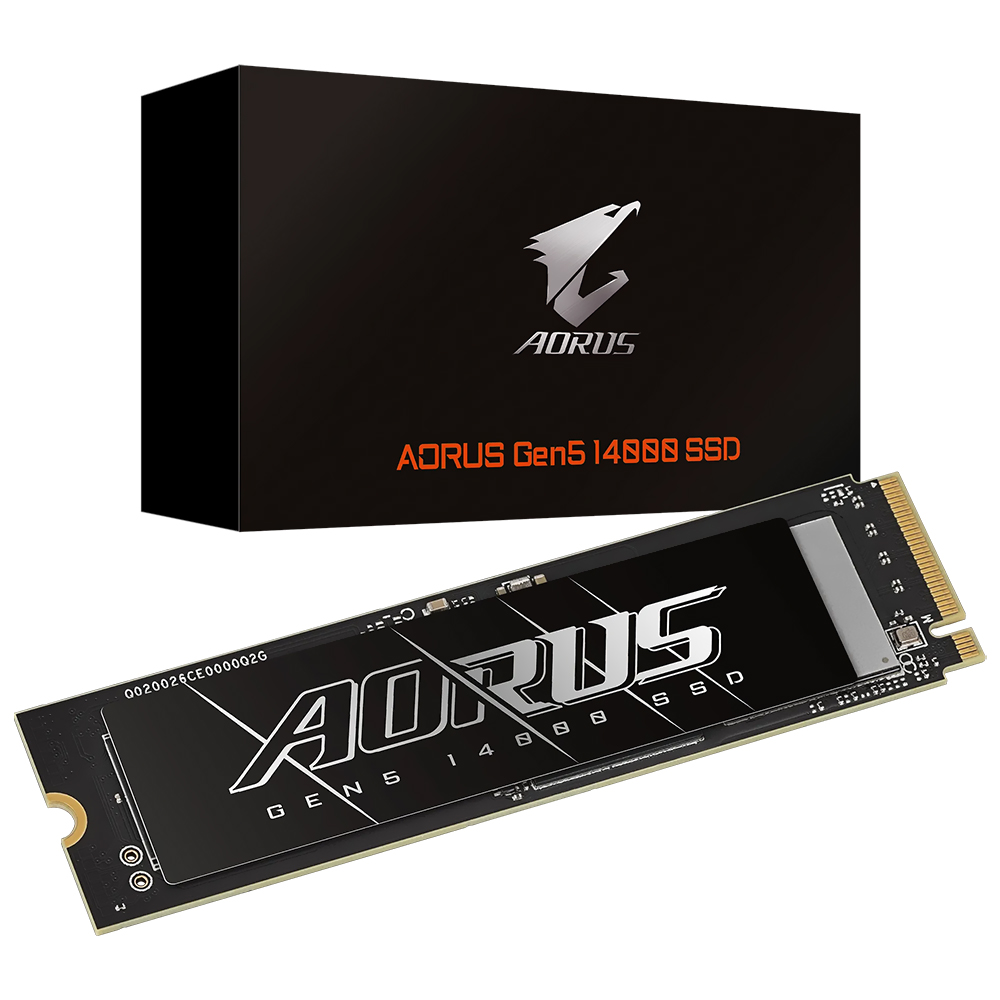 SSD Gigabyte M.2 4TB AORUS Gen5 14000 NVMe - AG514K4TB