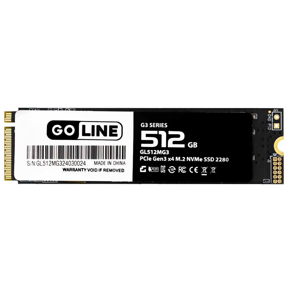 SSD Goline M.2 512GB NVMe - GL512MG3