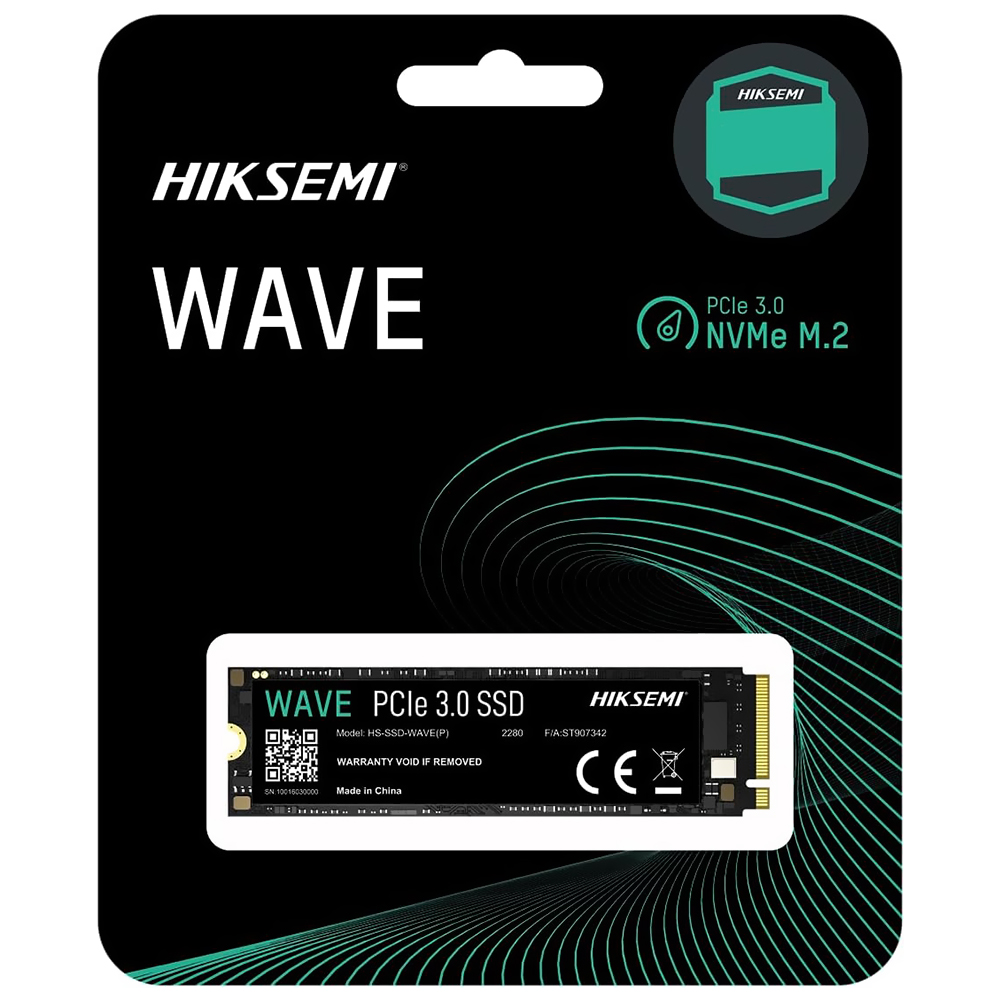 SSD Hiksemi M.2 512GB Wave Pro NVMe - HS-SSD-WAVE PRO(P)