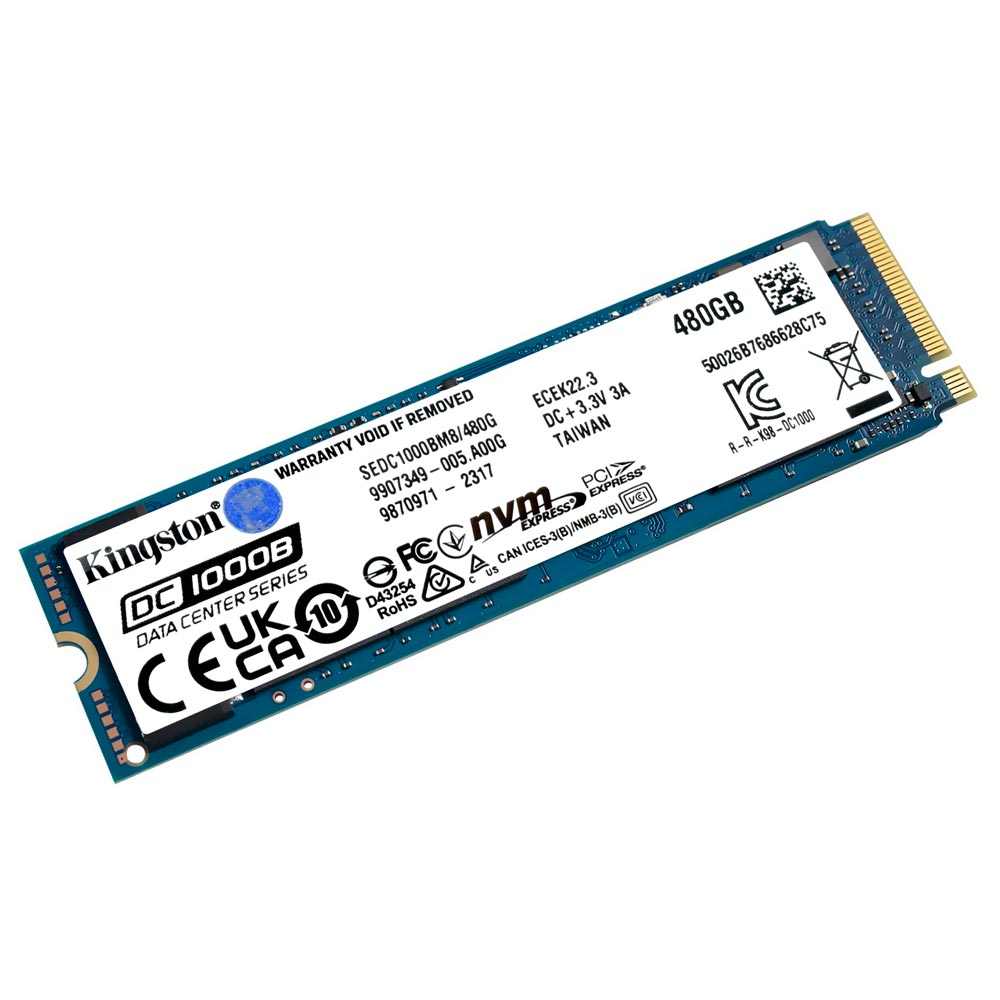 SSD Kingston M.2 480GB DC1000B NVMe - SEDC1000BM8/480G (Server)