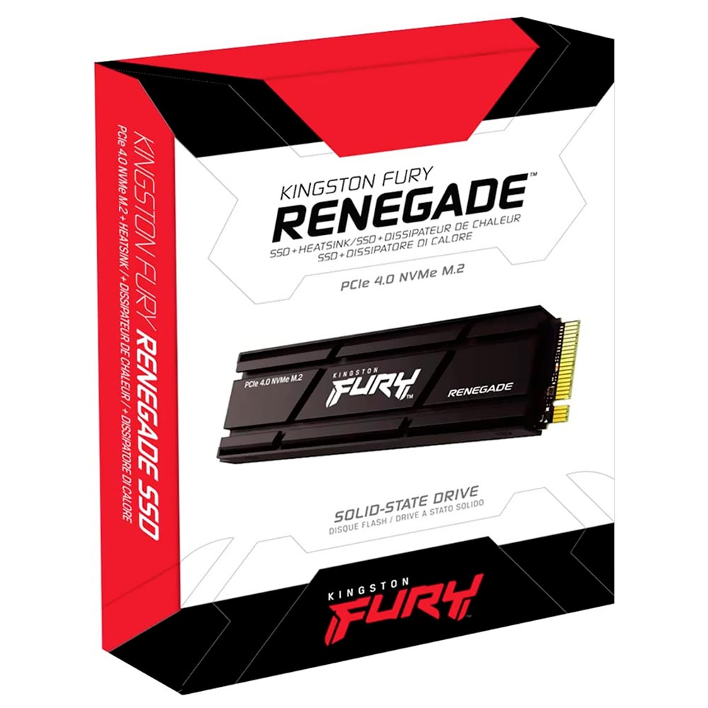 SSD Kingston M.2 500GB Renegade NVMe - SFYRSK/500G