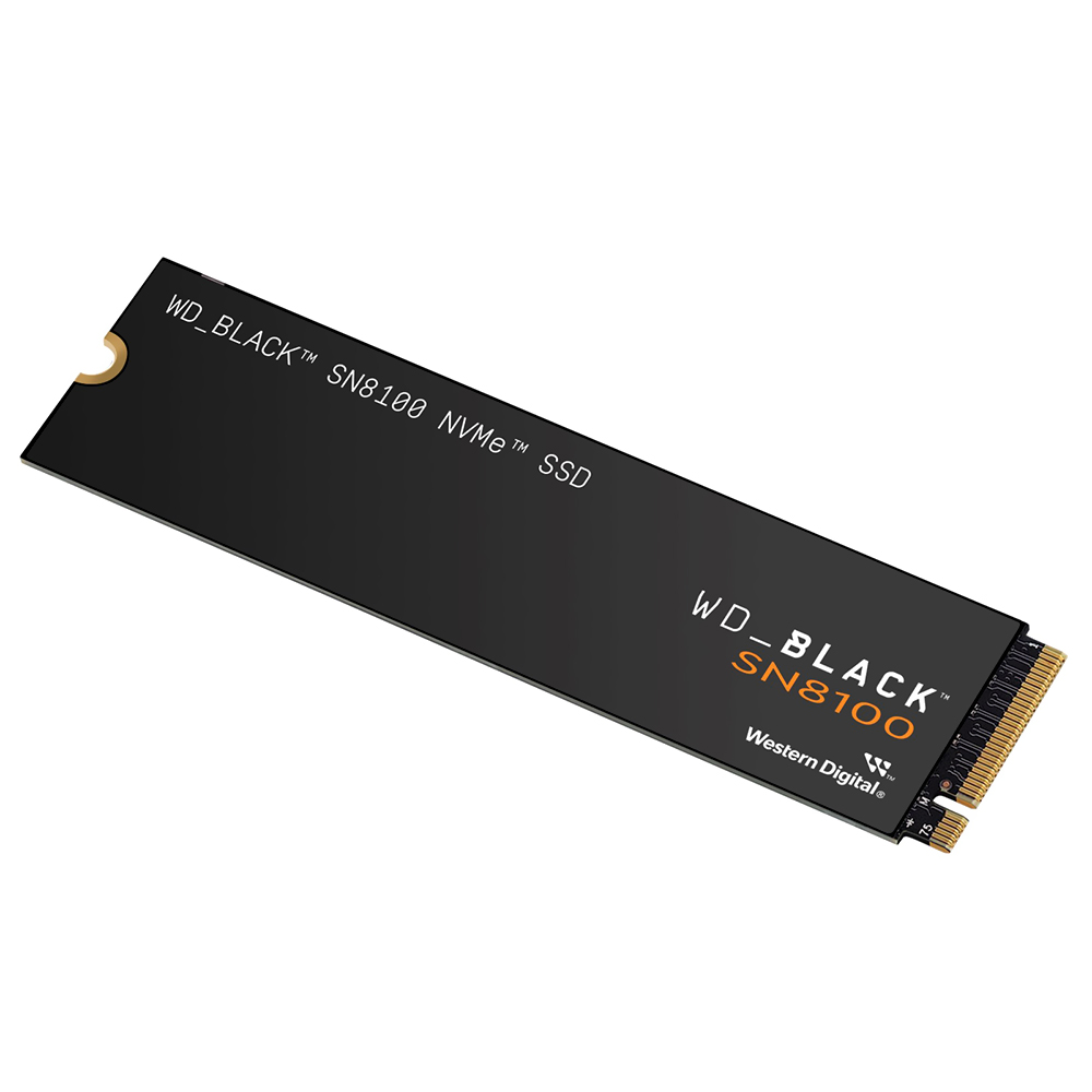 SSD M.2  1TB WESTERN BLACK SN8100 NVMe PCIE GEN5 - WDS100T1X0M 14900/11000 MB/s