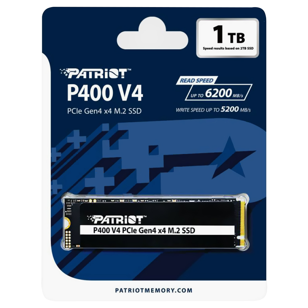 SSD Patriot M.2 1TB P400 V4 NVMe - P400VP1TBM28H