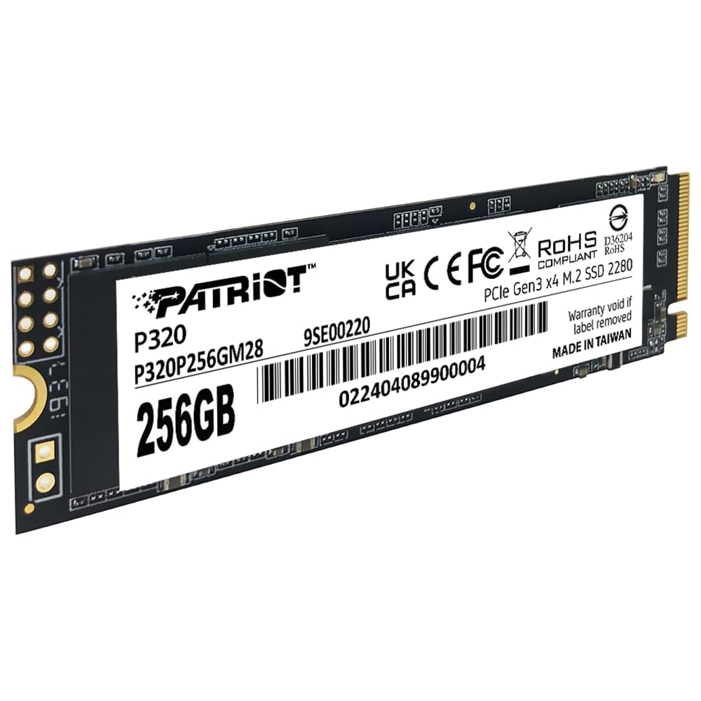 SSD Patriot M.2 256GB P320 NVMe - P320P256GM28