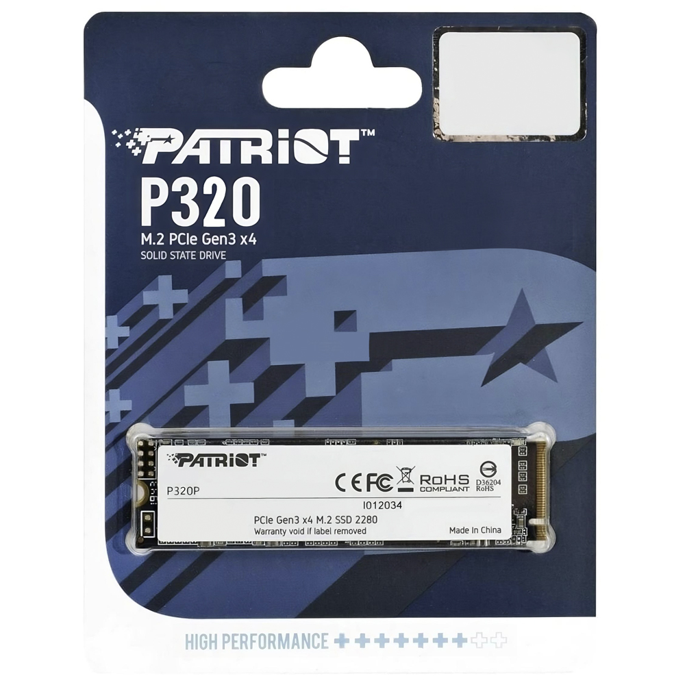 SSD Patriot M.2 512GB P320 NVMe - P320P512GM28