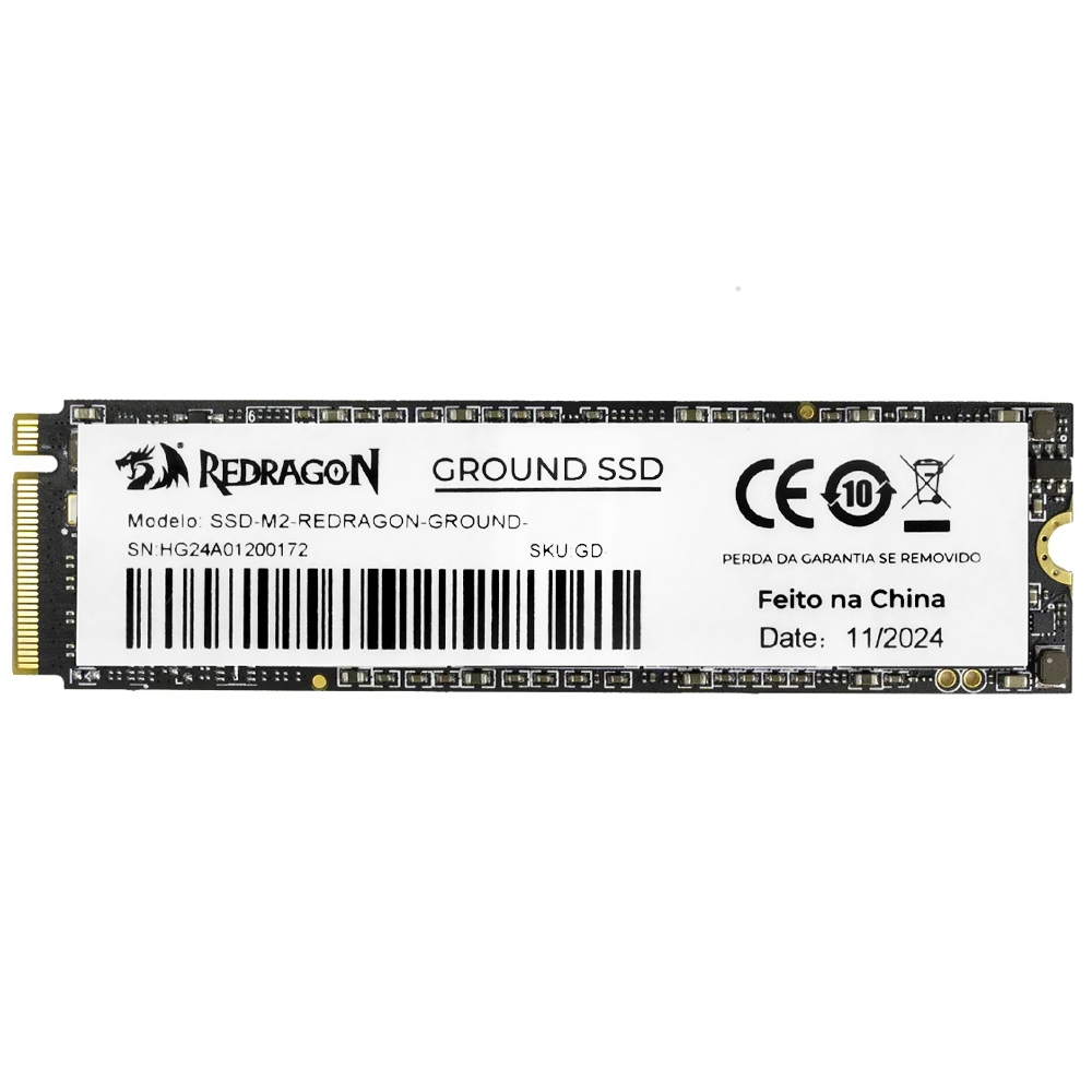 SSD Redragon M.2 512GB Ground NVMe - GD-411