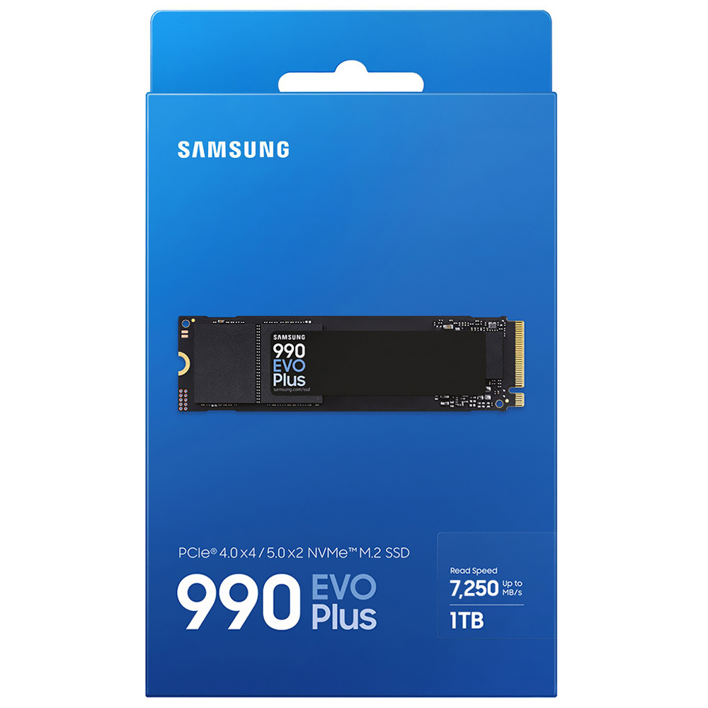 SSD Samsung M.2 1TB 990 Evo Plus NVMe - MZ-V9S1T0B/AM no