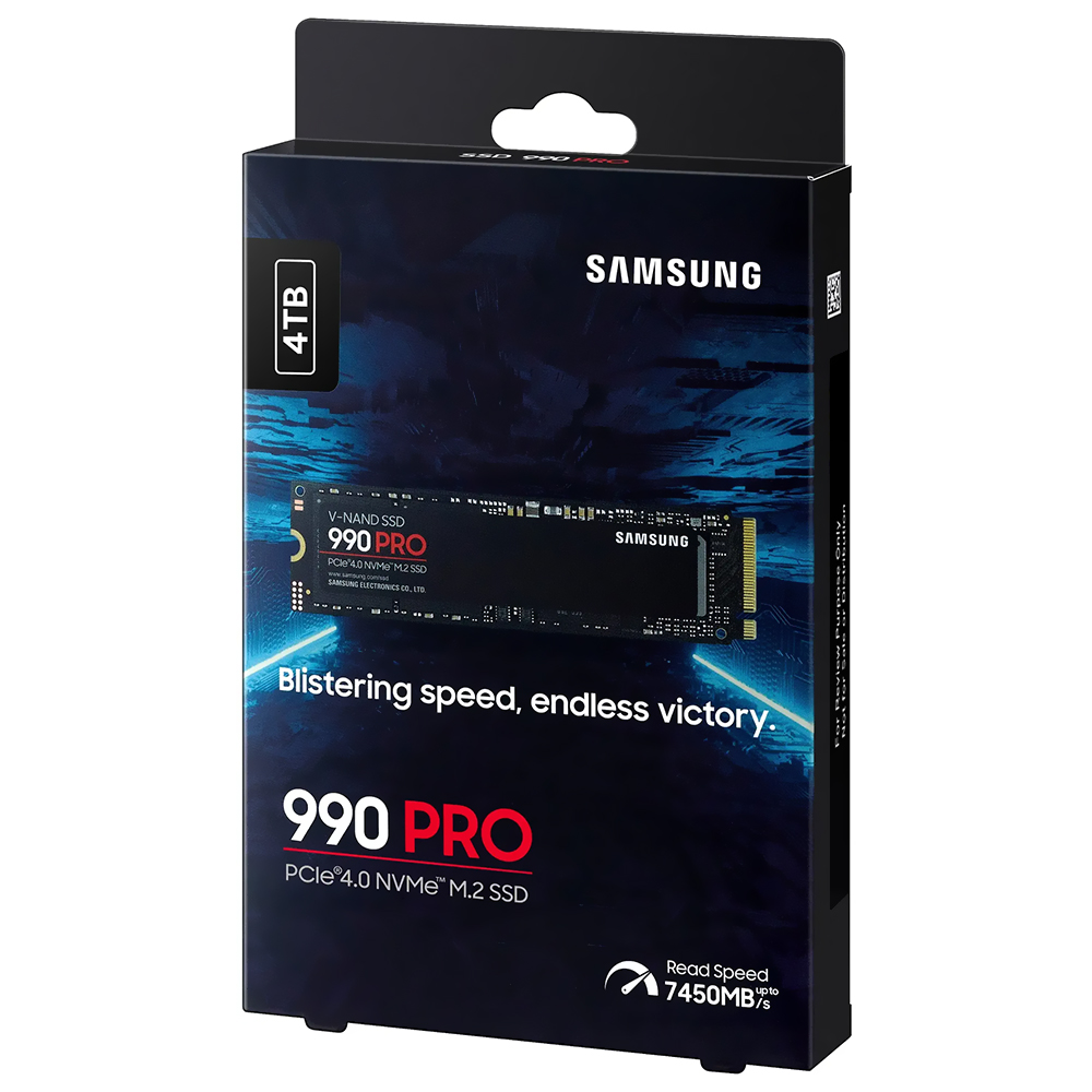 SSD samsung M.2 4TB 990 Pro NVMe - MZ-V9P4T0B/AM