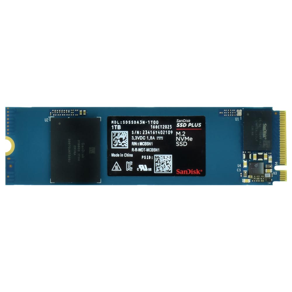 SSD SanDisk M.2 1TB Plus NVMe - SDSSDA3N-1T00-G26 no Paraguai