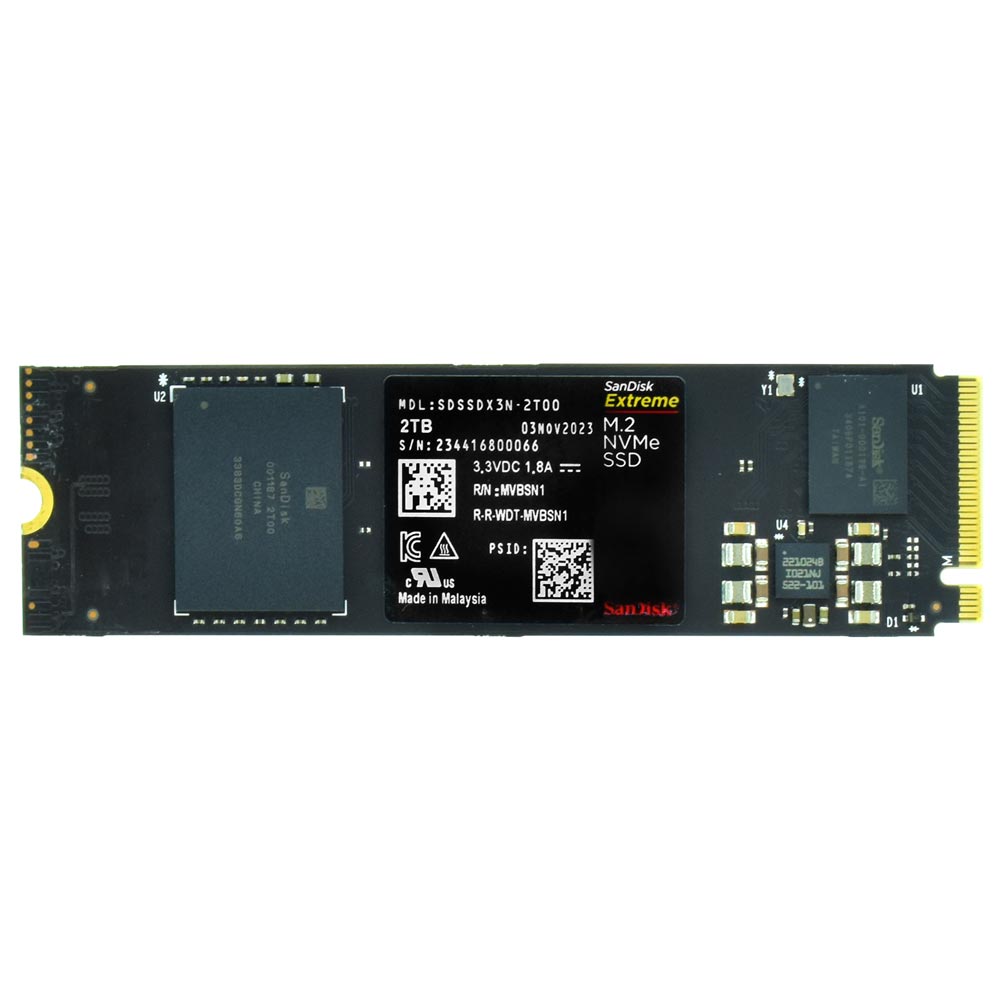 内蔵型SSD SanDisk Extreme PRO 2TB M.2 NVMe SSD SSD SanDisk M.2 2TB Extreme NVMe - SDSSDX3N-2T00-G26 no Paraguai
