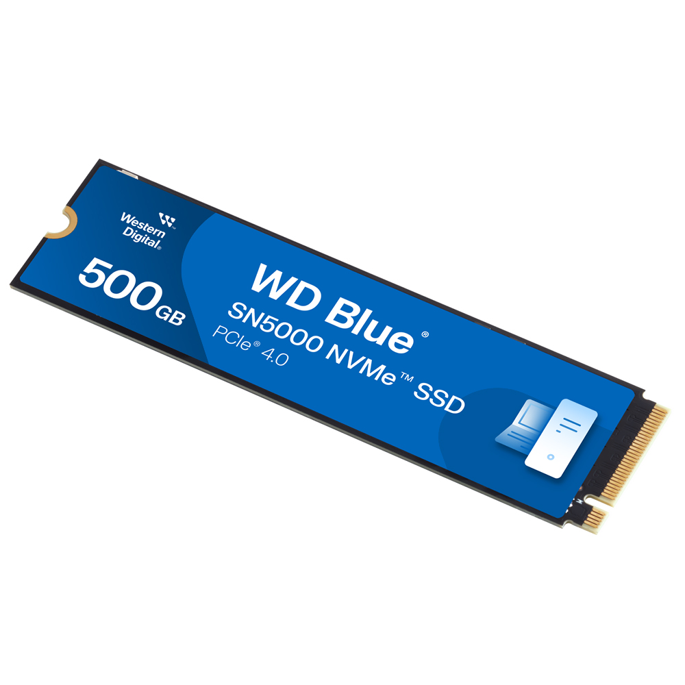 SSD Western Digital M.2 500GB Blue SN5000 NVMe - WDS500G4B0E
