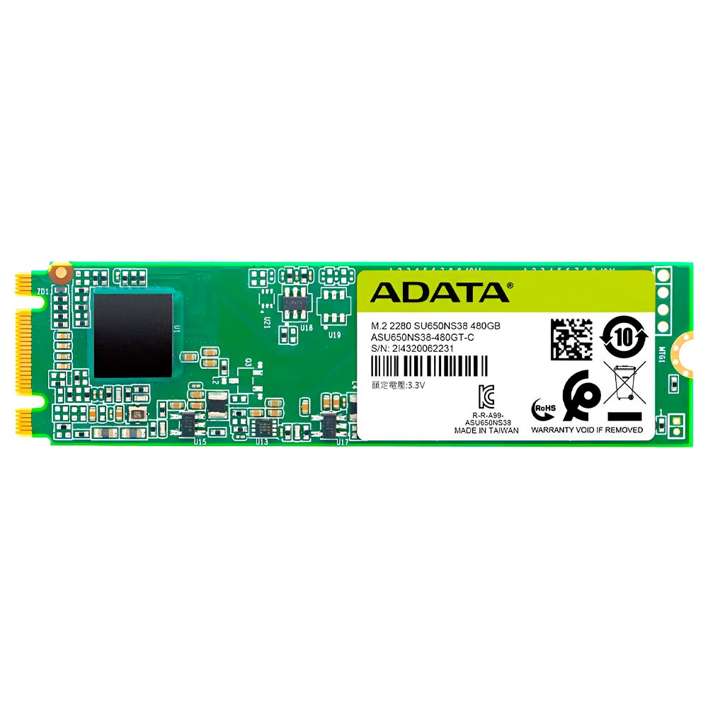 SSD ADATA M.2 480GB SU650 Ultimate SATA 3 - ASU650NS38-480GT-C