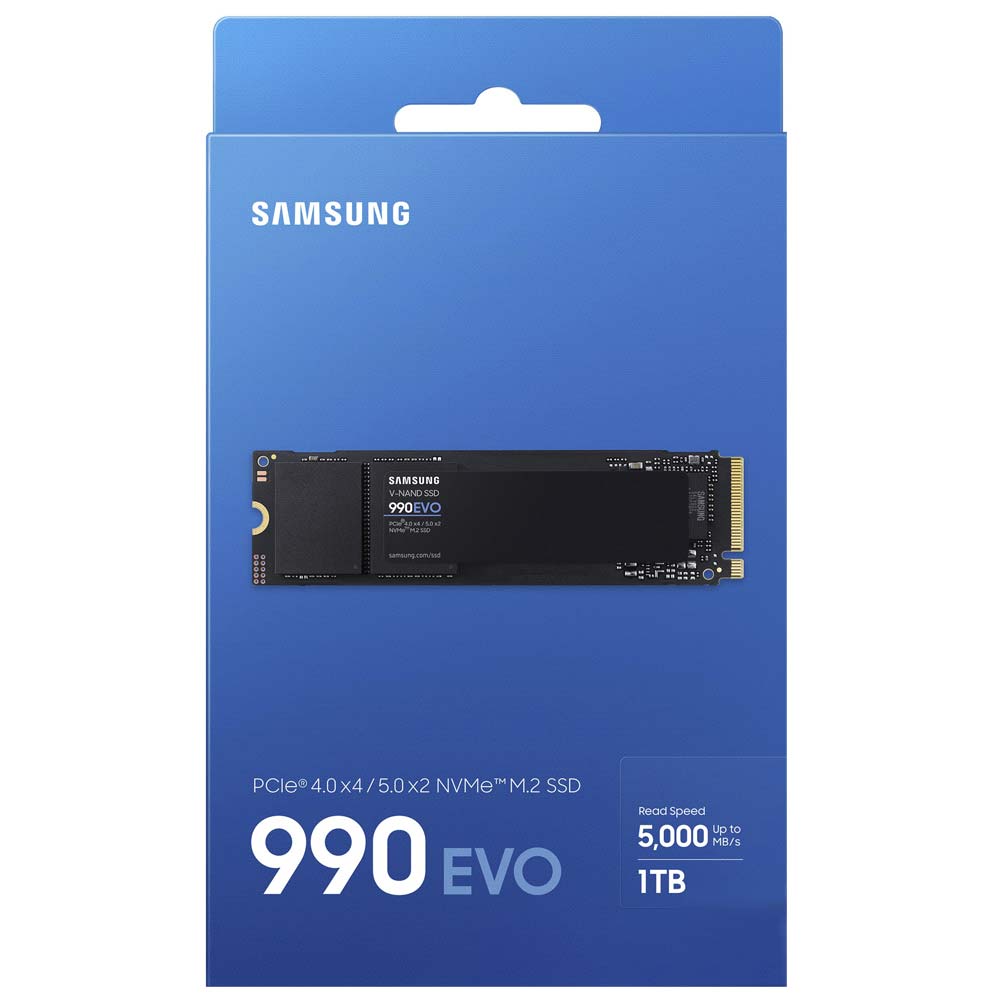 SSD Samsung M.2 1TB 990 Evo NVMe - MZ-V9E1T0B/AM