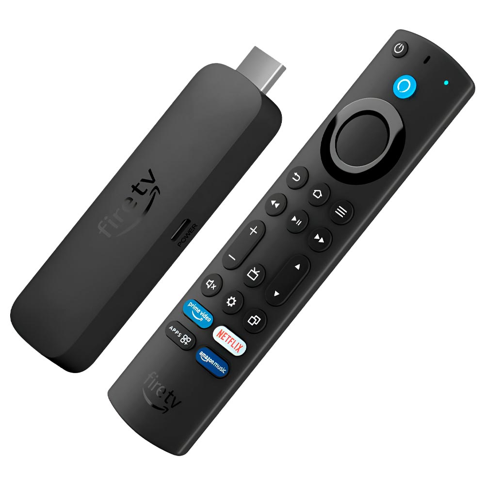 Amazon Fire TV Stick 4K Max 2 Geração Wifi 6E / Alexa - Preto no