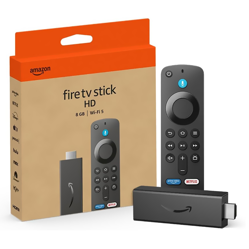 Amazon Fire TV Stick HD 2024 Wifi 5 / 8GB / Alexa - Preto no