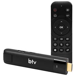 BTV Stick ES15 1GB de RAM / 8GB - Preto