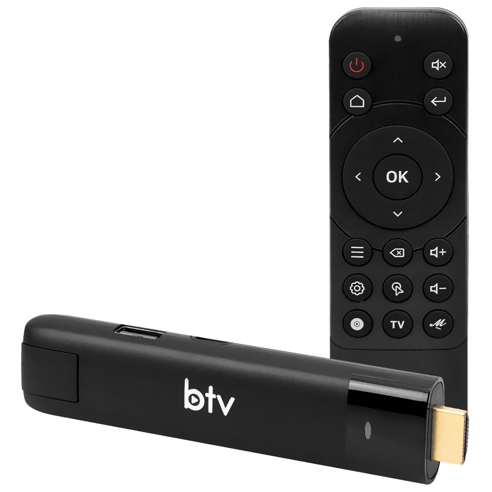 BTV Stick ES15 1GB de RAM / 8GB - Preto