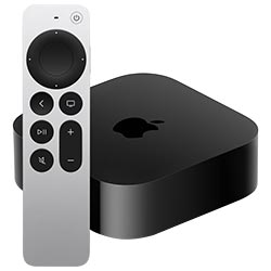 MEDIA PLAYER APPLE TV MN893LZ/A 128GB UHD 4K 3ª GER HDMI/WIFI/ETHERNET PRETO