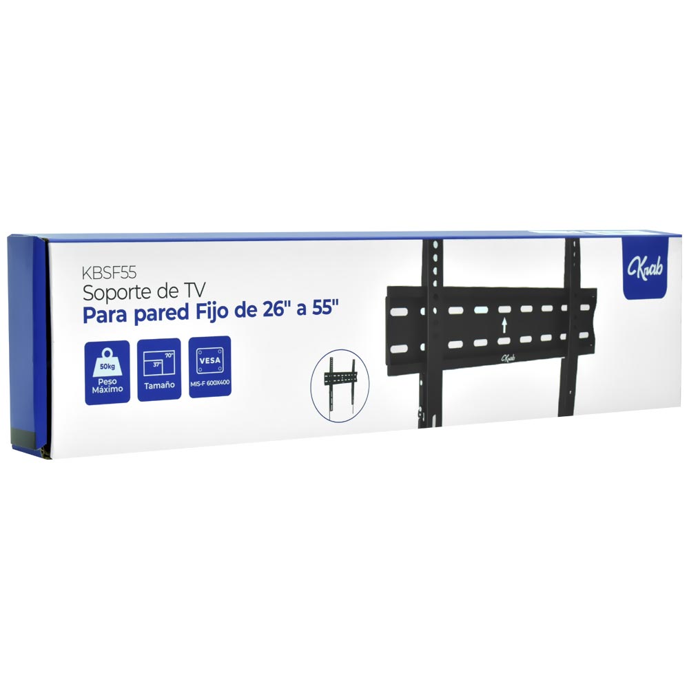 Suporte de TV KRAB KBSF55 26" A 55" 50K Fixo