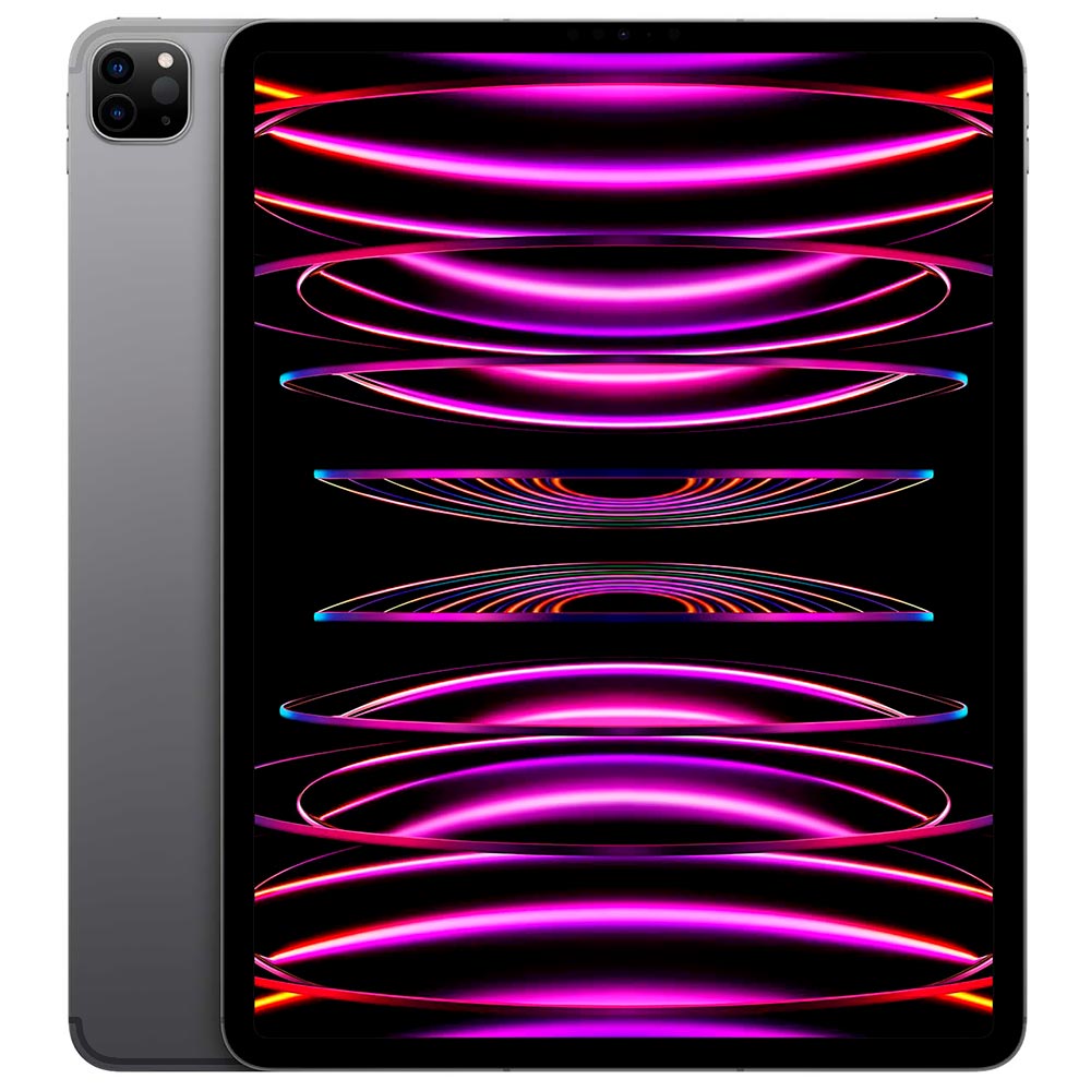 Apple iPad Pro 6 MP5X3LL/A 128GB / Tela 12.9" / Wi-Fi + Cell - Space Gray (2022)