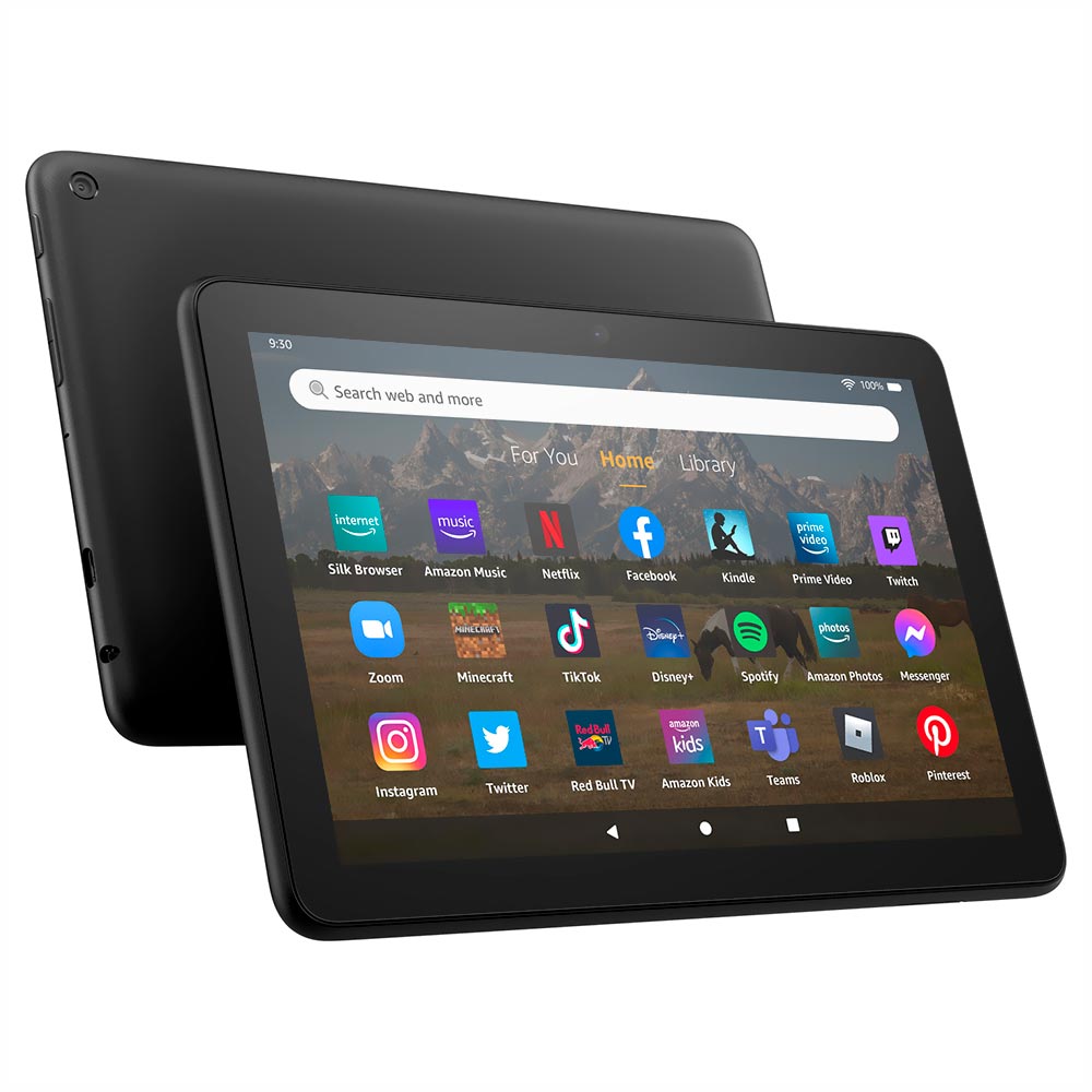 Tablet Amazon Fire HD8 2GB de RAM / 32GB / Tela 8" - Preto (2022)