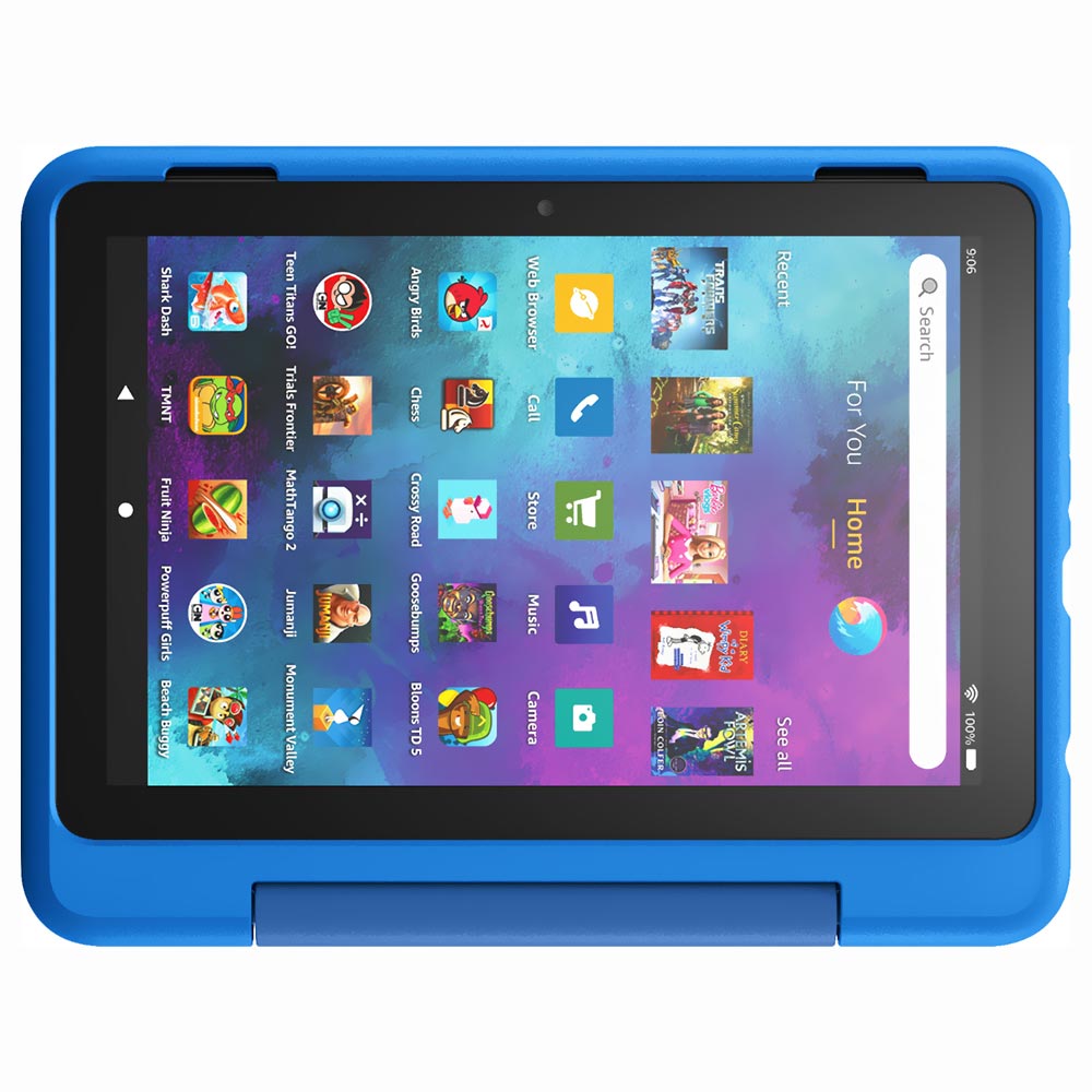 Tablet Amazon Fire HD8 Kids Pro 2GB de RAM / 32GB / Tela 8" - Cyber Sky Azul (2022)