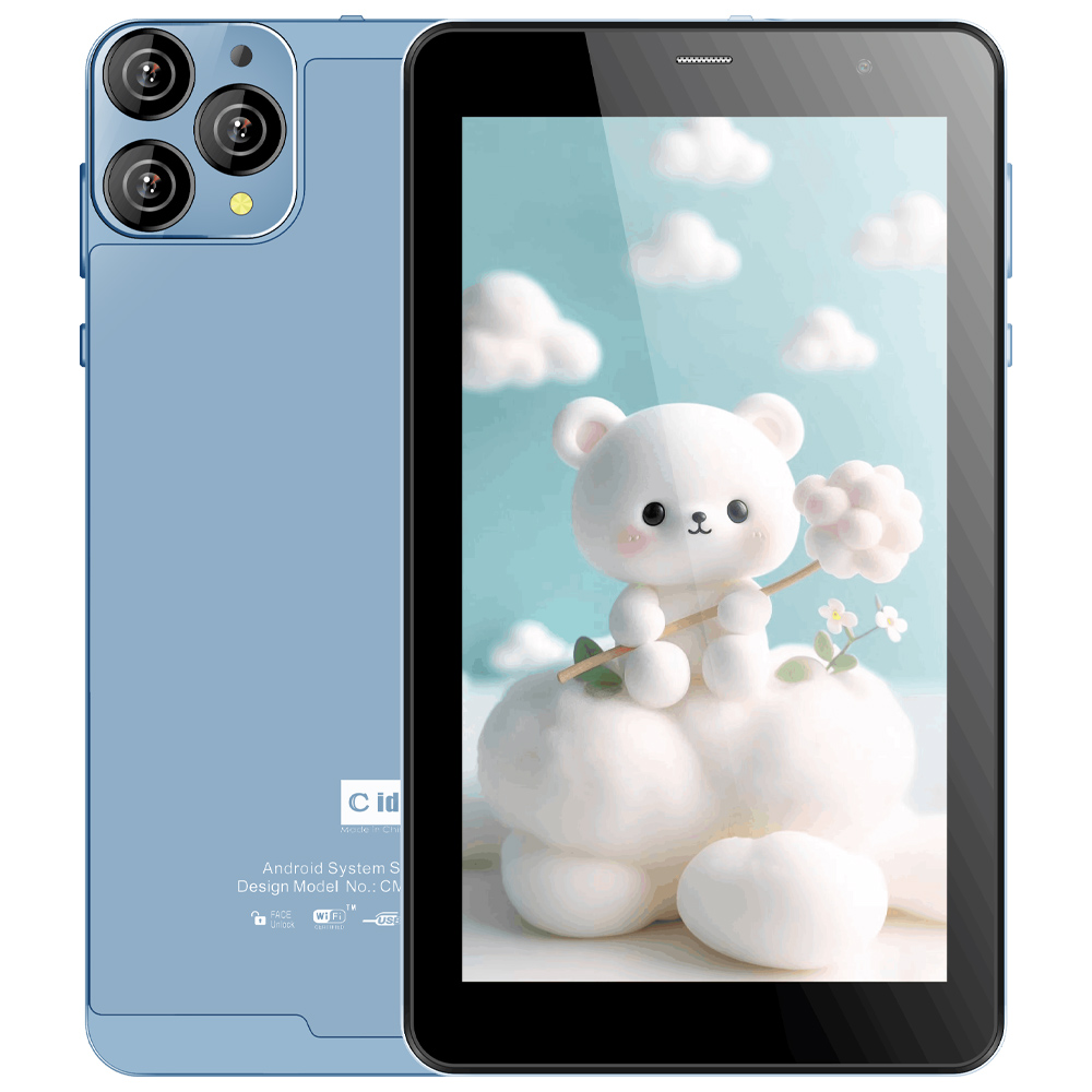 Tablet Cidea CM516 8GB de RAM / 256GB / Tela 7" / Wi-Fi + 5G - Azul