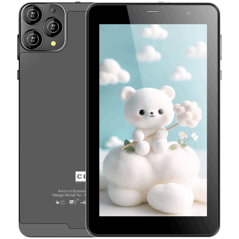 Tablet Cidea CM516 8GB de RAM / 256GB / Tela 7" / Wi-Fi + 5G - Cinza