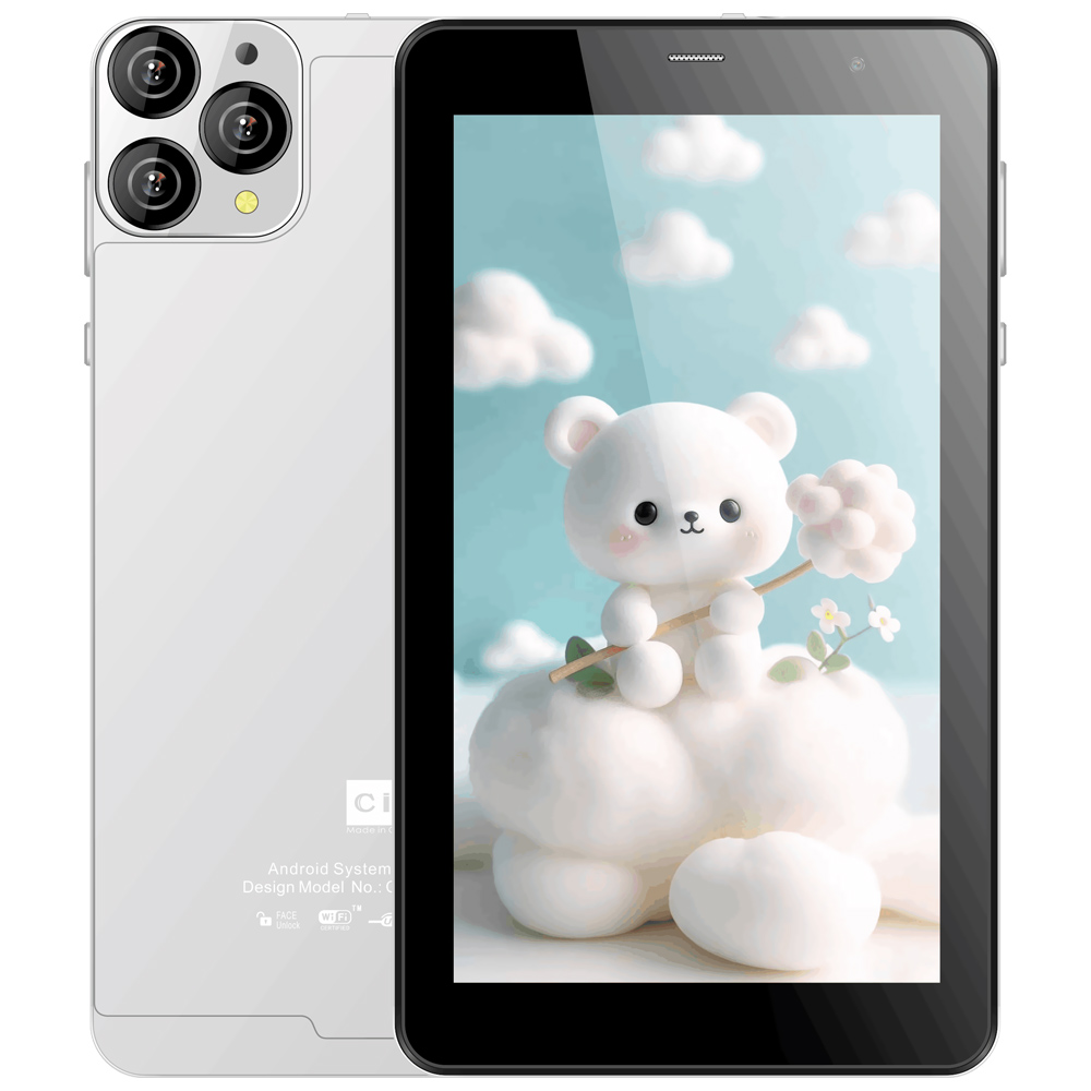 Tablet Cidea CM516 8GB de RAM / 256GB / Tela 7" / Wi-Fi + 5G - Prata