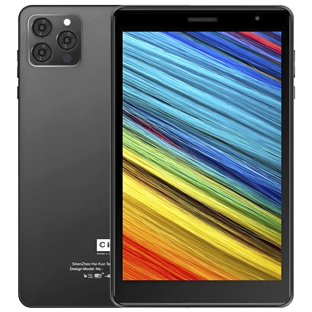Tablet Cidea CM517B 8GB de RAM / 256GB / Tela 7" / Wi-Fi + 5G - Preto