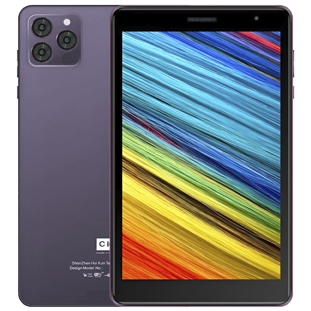 Tablet Cidea CM517B 8GB de RAM / 256GB / Tela 7" / Wi-Fi + 5G - Roxo
