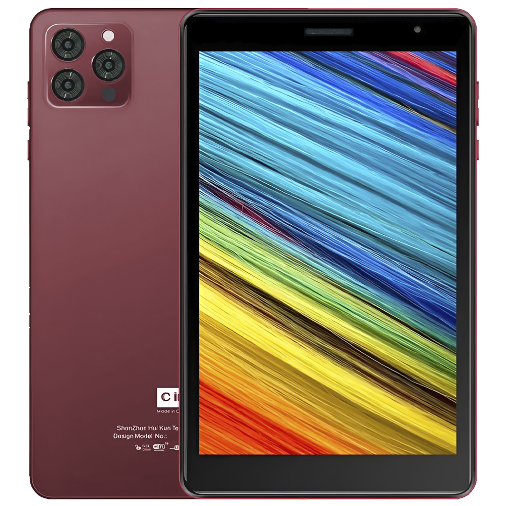 Tablet Cidea CM517B 8GB de RAM / 256GB / Tela 7" / Wi-Fi + 5G - Vermelho