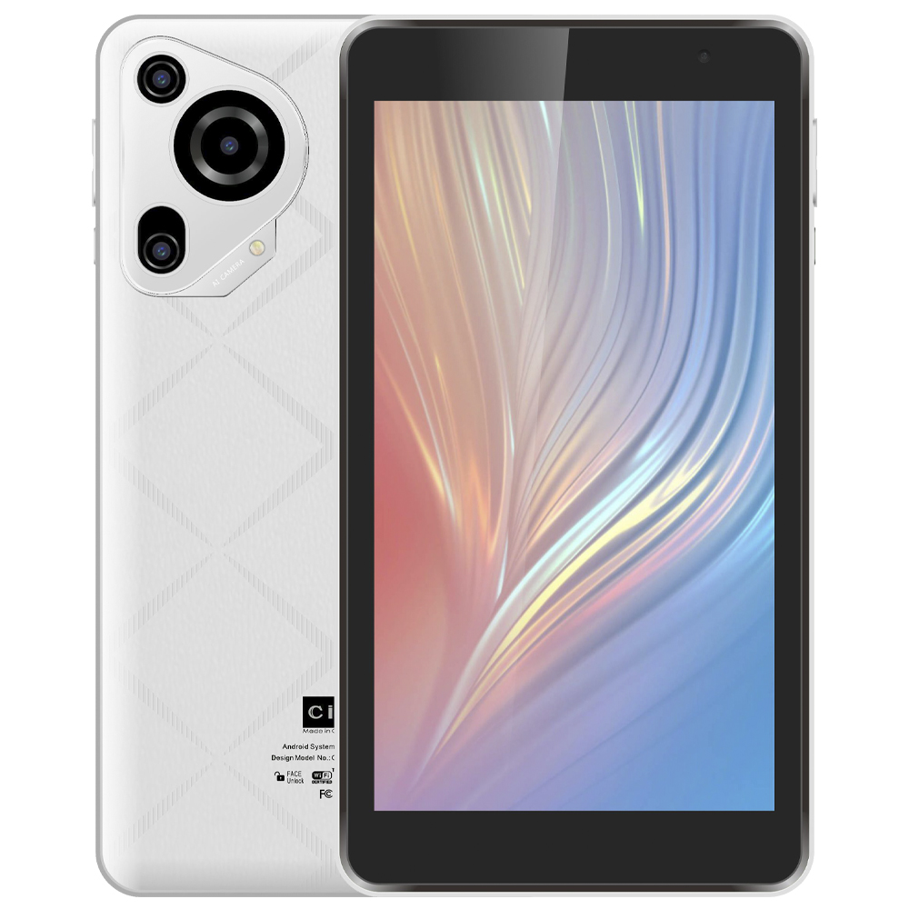 Tablet Cidea CM528B 8GB de RAM / 256GB / Tela 7" / Wi-Fi + 5G - Branco